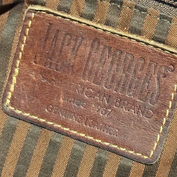 Jack Georges Brown Leather Crossbody - Picture 7 of 13